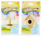 WOODEN BIRDHOUSE or BIRD FEED KIT  BUILD REAL WOOD BIRDHOUSE OR BIRD FEEDER