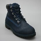 Timberland Boy's 6.5 Youth Blue Mesh Ankle Work Hiking Trail Boots Tim's - 4059