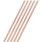 5PCS Pure Copper Round Rod Length 15.7