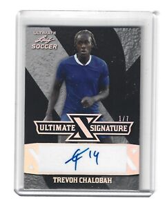 New Listing2022 Leaf Ultimate Soccer Trevoh Chalobah Signatures Auto S-TC2 Silver 1/7