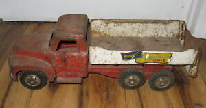 Antique VTG 1950s Pressed Steel Buddy L Ford Repair It Wrecker Tow Truck Parts
