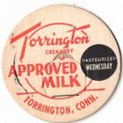 TORRNGTON CREAMERY-APPROVED MILK-TORRINGTON,CONN.-VINTAGE-ONE 5/8 INCHES WIDTH
