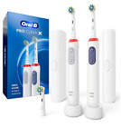 Oral-B Pro Clean X Rechargeable Toothbrush (2 Pack + 3 Brush Heads)
