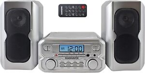 Magnavox MM435M-SL 3-Piece Compact CD Shelf System with Digital FM Stereo Radio