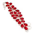 Pink Rubellite Pear Shape Gemstone Fashion Engagement Gift Jewelry Bracelet 7-8