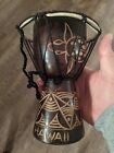 Djembe Drum Wood Hand-Carved 6