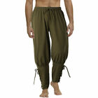 Men's Pants Medieval Reenactment Viking Renaissance Lace Up Bandage Trousers