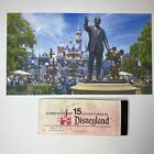 1974 Disneyland Coupon Book 12 of 15 Tickets A/B/C/D/E unused Globe- S260