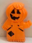 Vintage Noma Pumpkin Scarecrow Blow Mold Double Sided Halloween 9