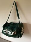 Adidas Green Gym Duffle Bag, 24x11x10. Vntg