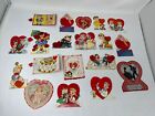 Lot of 19 Vintage Valentine Cards Cute Kids Mixed Variety