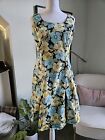 Sag Harbor Womens Sleeveless Floral Fit And Flare Dress Size 8