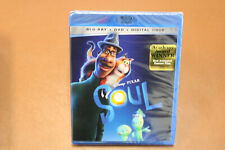 New Disney Pixar Soul Blu-ray, 2021 + DVD + Digital Code ~SEALED~