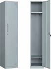 Metal Locker for Employees with Key, Storage Cabinet with 1 Door for  Gym,School