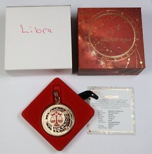 2021 CAMEROON | Silver 10g LIBRA Zodiac Sign Jewelry Pendant 500 Francs #41994C