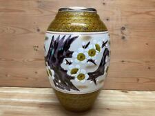 Kutani Ware /Gold Color Plum Crest/Vase/1 Item Flower Vase/Vase/Url Kappo/Ryoten