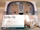 Lambs & Ivy Jungle Safari Nursery Baby Crib Bedding Set, Gray/Tan/White - 6...