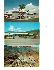 3 Card Arizona Lot, Phoenix & Flagstaff Motels, Copper Mine!