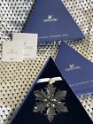 2014 Swarovski Crystal Large 3” Snowflake Christmas Ornament #5059026