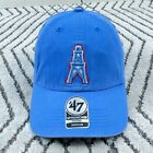 Houston Oilers Hat Cap Fitted Medium Blue Red Dad Retro NFL Franchise Baseball