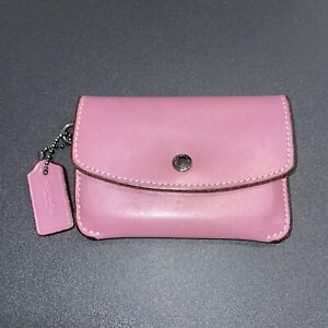 Coach New York mini skinny id card case wallet (Purple/Pink)