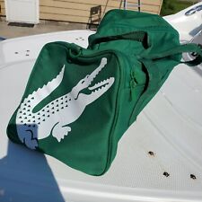 Lacoste Green Gator Duffel Gym Travel Clothes Bag