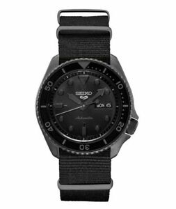 Seiko 5 Sports SRPD79 Men's Watch Black 42.5mm Stainless Steel
