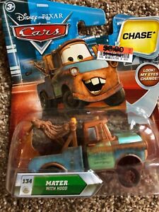 Disney Pixar Cars Mater with Hood #134 Look! My Eyes Change! Chase