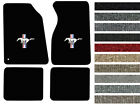 New! 1965-1973 Ford Mustang CARPET Floor Mats w/ Embroidered Pony Logo 4pc Color (For: 1967 Ford Mustang)