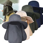 Boonie Snap Hat for Men Wide Brim Ear Neck Cover Sun Flap Bucket Hats Outdoors
