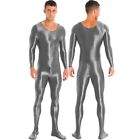 Men’s Full Zentai Suit - (US Large) XL Gray Footed New With Tags