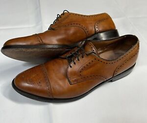 Allen Edmonds Sanford Leather Cap Toe Dress Shoes Made In USA Men’s 12B