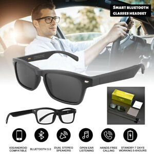 Polarized Smart Sunglasses Bluetooth5.0 Glasses Music Stereo Speaker Mic Calling