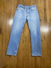 VIntage Levi's 501 xx Size 31x30 Light Wash Denim Jeans Made In USA 80s 90s