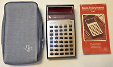Vintage 1970’s Texas Instruments TI-30 Calculator, Red LED Display, New Battery