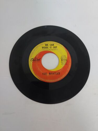 45 RPM Vinyl Record The Beatles Day Tripper/We Can Work it Out VG