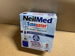 NeilMed Sinugator Cordless Pulsating Nasal Wash with 30 Packets