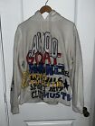 Akoo Multi Color Beige/Tan Graphic Men’s Hoodie/Sweater Size XL