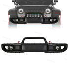 For 2018-2023 Jeep Wrangler JL Rubicon Gladiator Front Bumper W/ Fog Lights 10th (For: 2021 Jeep Wrangler)