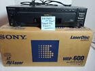 NOT WORKING- Sony MDP-600 Laserdisc Player - FOR PARTS OR REPAIR - w/ Orig BOX
