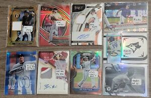 MLB BASEBALL LOT OF 39 - AUTO JERSEY PATCH REFRACTOR SERIAL #d RC SP /99 - #39