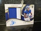 New Listing2023 Immaculate Jalin Hyatt RC RPA AUTO /99 Giants 2 Color Patch SP