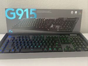 Logitech G915 Wireless RGB Mechanical Gaming Keyboard - Brown Switches (Tactile)