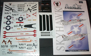 1/48 DECALS- EAGLE STRIKE 48023 A-4 SKYHAWK AIR BARONS & VA203  2 OPTIONS