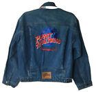 Vintage 90’s Planet Hollywood Mens Denim Jacket Size Small Blue Washington DC
