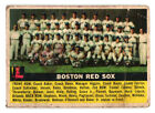 New Listing1956 Topps Baseball set #111 Boston Red Sox Team Poor Ted Williams Free Shipping