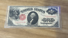 1917 One Dollar $1 Bill Large Size United States Note Red Seal, PM-3