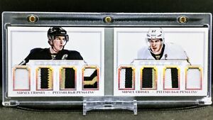 New Listing2013-14 Panini National Treasures SIDNEY CROSBY Crazy 8's Booklet Patch /25