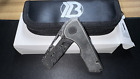 New Brian Brown Yeager-M V2  Damasteel with Zirconium Upgrade Micarta Inlay #003