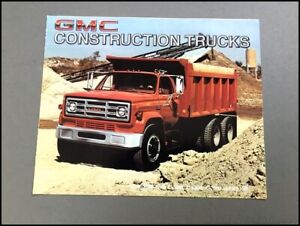1984 GMC Construction Heavy Duty Truck Original Sales Brochure Catalog - Topkick
